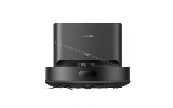 DREAME F20 Plus Noir - Vue de face sur la station de chargement
