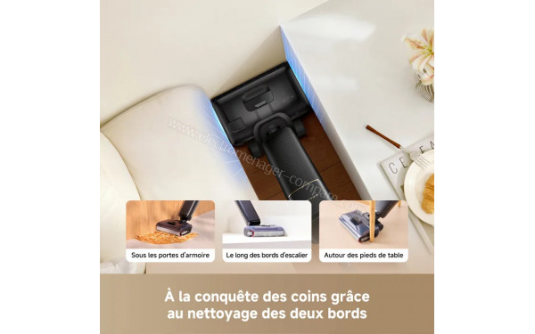 DREAME G12 Pro Flex-T - Nettoyage des deux bords