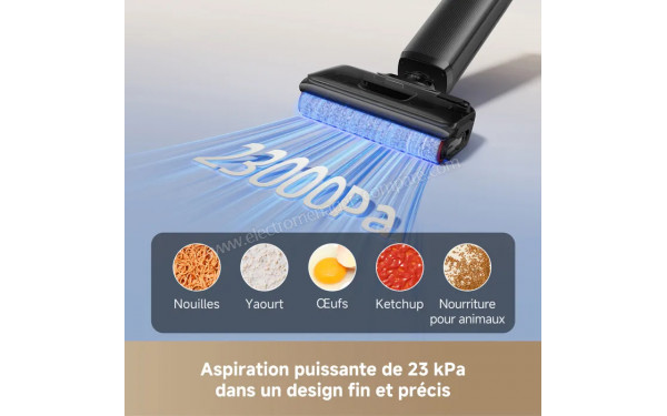 DREAME G12 Pro Flex-T - Puissance d'aspiration