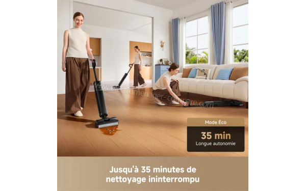 DREAME G12 Pro Flex-T - Autonomie jusqu'&agrave; 35 minutes