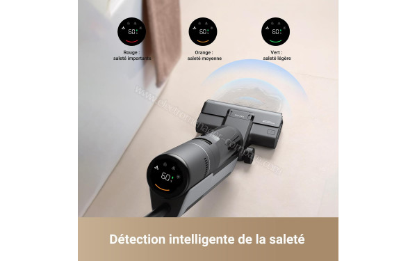 DREAME H12S - D&eacute;tection de la salet&eacute;