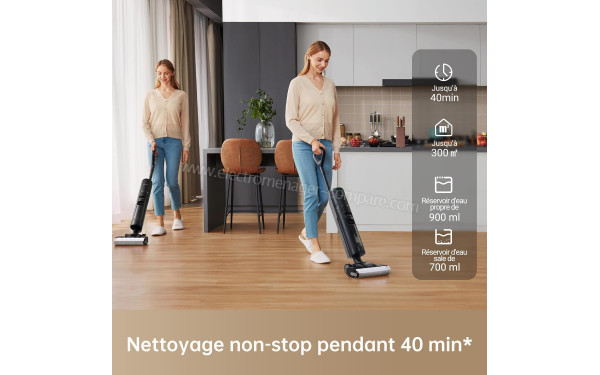 DREAME H13 Pro - Autonomie jusqu'&agrave; 40 minutes