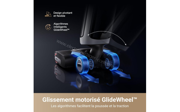 DREAME H14 Pro - Glissement motoris&eacute; GlideWheel
