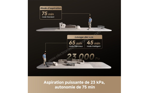 DREAME H15 Mix - Aspiration puissante