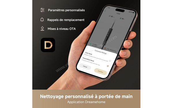 DREAME H15S - Application pour smartphones ou tablettes