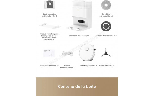 DREAME L10s Plus Blanc - Accessoires