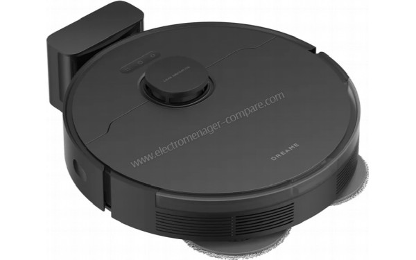 DREAME L10s Pro Gen 3 Noir - Vue de 3/4 gauche sur la base de chargement