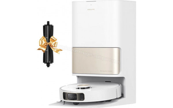 DREAME L10s Pro Ultra Heat - Vue de 3/4 droite sur la base de chargement