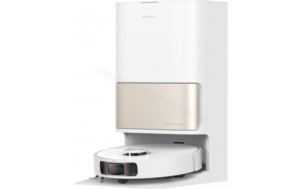 DREAME L10s Pro Ultra - Vue de 3/4 droite sur la base de chargement