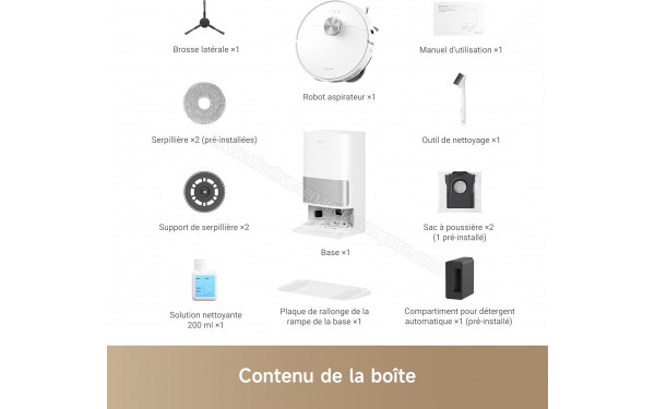 DREAME L10s Ultra Gen 2 Blanc - Accessoires