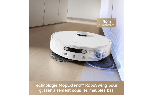 DREAME L10s Ultra Gen 2 Blanc - Technologie MopExtend RoboSwing