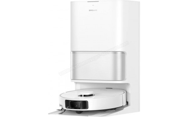 DREAME L10s Ultra Gen 3 Kit Blanc - Vue de 3/4 droite sur la station de chargement