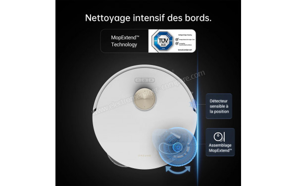 DREAME L20 Ultra Complete Blanc - Nettoyage des bords