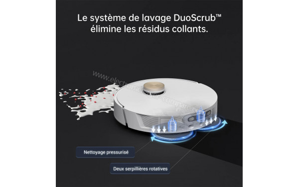 DREAME L20 Ultra Complete Blanc - Syst&egrave;me de lavage DuoScrub