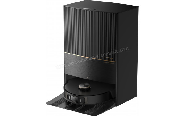 DREAME L20 Ultra Noir - Vue de 3/4 droite sur la base de chargement