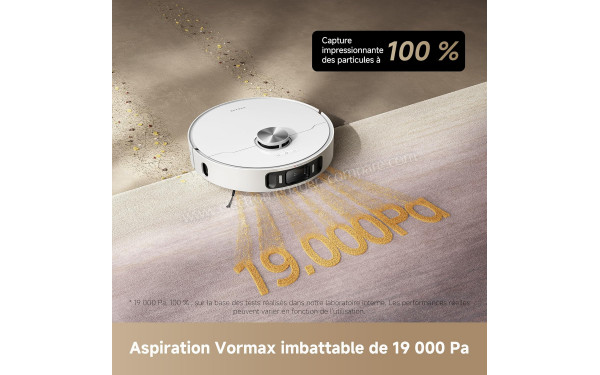 DREAME L40 Ultra AE Blanc - Puissance d'aspiration