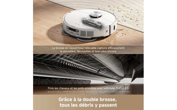 DREAME L40 Ultra AE Blanc - Double brosse