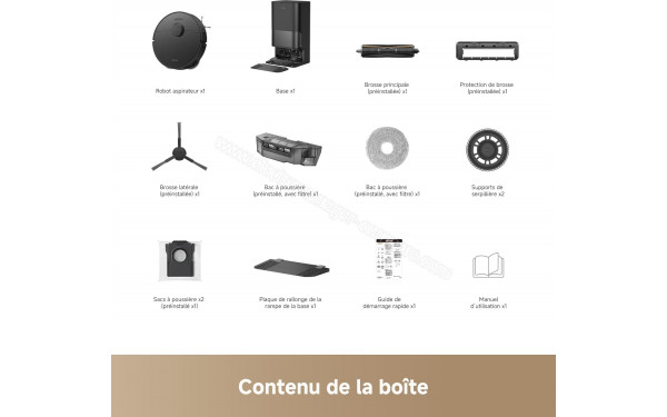 DREAME L40 Ultra A Noir - Accessoires