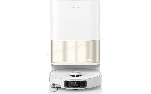 DREAME L40 Ultra Blanc - Vue de face sur la base de chargement