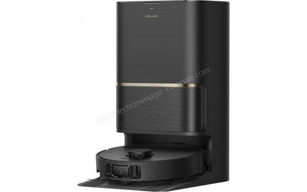 DREAME L50 Ultra AE Noir - Vue de 3/4 droite sur la station de chargement