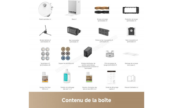 DREAME Matrix10 Ultra Blanc - Accessoires