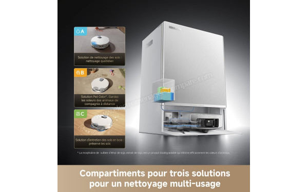 DREAME Matrix10 Ultra Blanc - Mise en situation