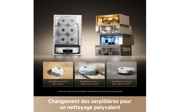 DREAME Matrix10 Ultra Blanc - Mise en situation