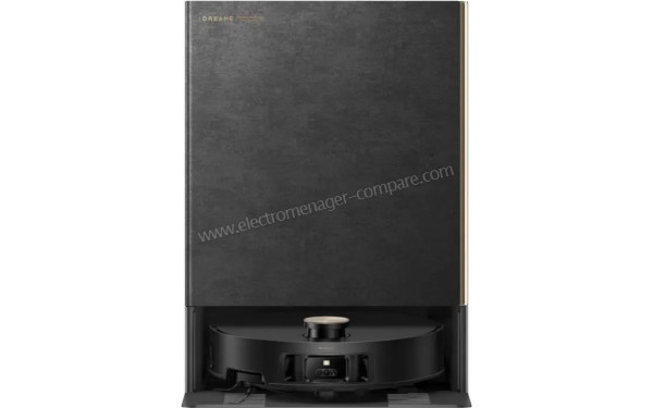 DREAME Matrix10 Ultra Noir - Vue de face sur la base de chargement