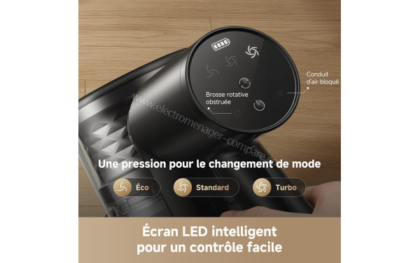 DREAME R10s Lite-A - Ecran LED intelligent
