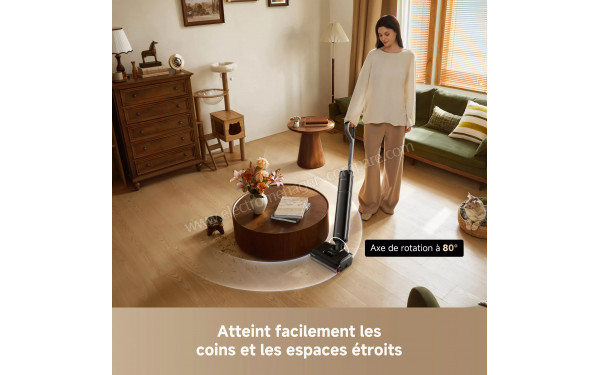 DREAME T12 Pro - Axe de rotation &agrave; 80&deg;