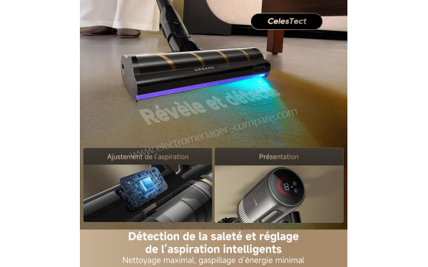 DREAME V20 Pro-A - D&eacute;tection de la salet&eacute;