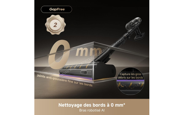 DREAME V20 Pro-A - Nettoyage des deux bords