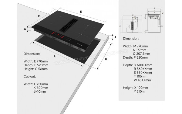 DREAME VZ40 Pro - Dimensions