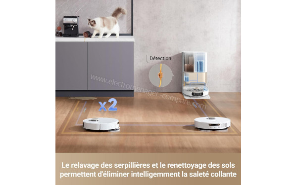 DREAME X30 Ultra Blanc - Mise en situation