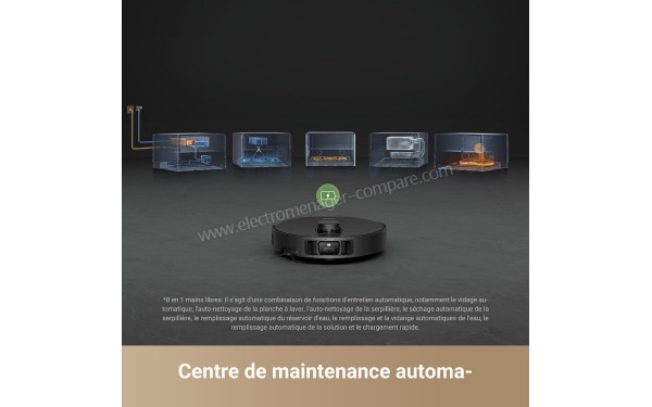DREAME X40 Master Noir - Centre de maintenance automatique