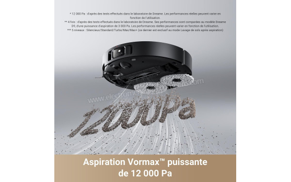 DREAME X40 Master Noir - Aspiration Vormax puissante