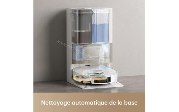 DREAME X40 Ultra Complete Blanc - Nettoyage automatique de la base