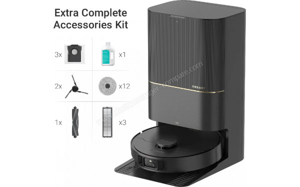 DREAME X40 Ultra Complete Noir - Vue d'ensemble