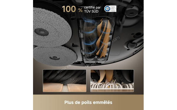 DREAME X50 Master Noir - Vue du dessous