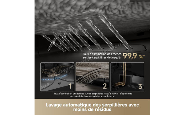 DREAME X50 Master Noir - Lavage automatique des serpilli&egrave;res