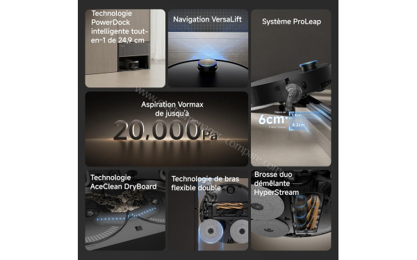 DREAME X50 Master Noir - Mise en situation