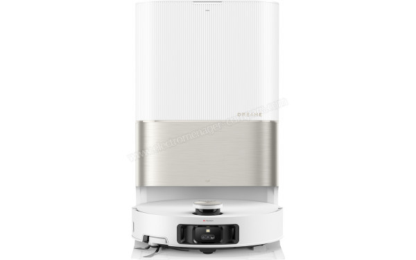 DREAME X50 Ultra Blanc - Vue de face sur la station de chargement