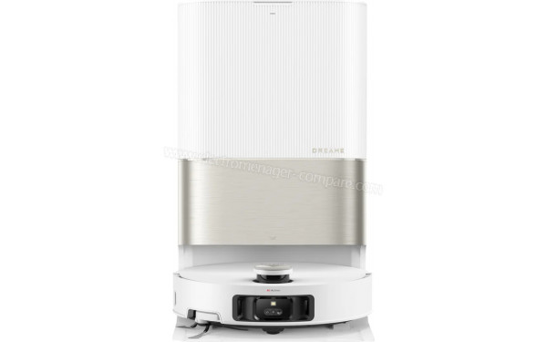 DREAME X50 Ultra Complete Blanc - Vue de face sur la base de chargement