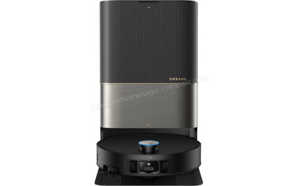 DREAME X50 Ultra Complete Noir - Vue de face sur la base de chargement