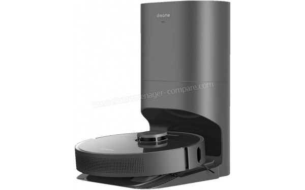 DREAME Z10 Pro - Vue de 3/4 droite sur la base de chargement