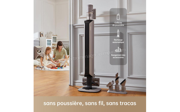 DREAME Z10 Station - Vue sur base de chargement