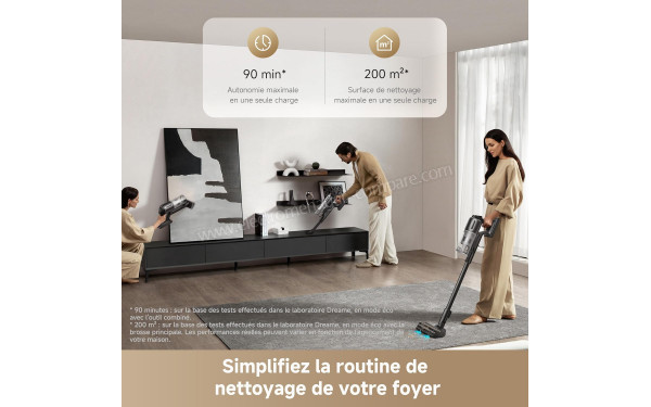 DREAME Z10 - Autonomie jusqu'&agrave; 90 minutes