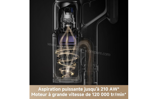 DREAME Z10 - Puissance d'aspiration
