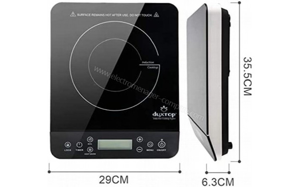 DUXTOP 9600LS-UK - Dimensions