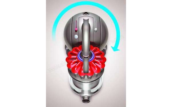DYSON Ball Multifloor Extra - Vue du dessus (cr&eacute;dit : Boulanger)